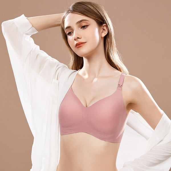Jelly Stick Soft Support Nursing Underwear Busty Gathering Seamless Bras - Clear Vision™️Glasses