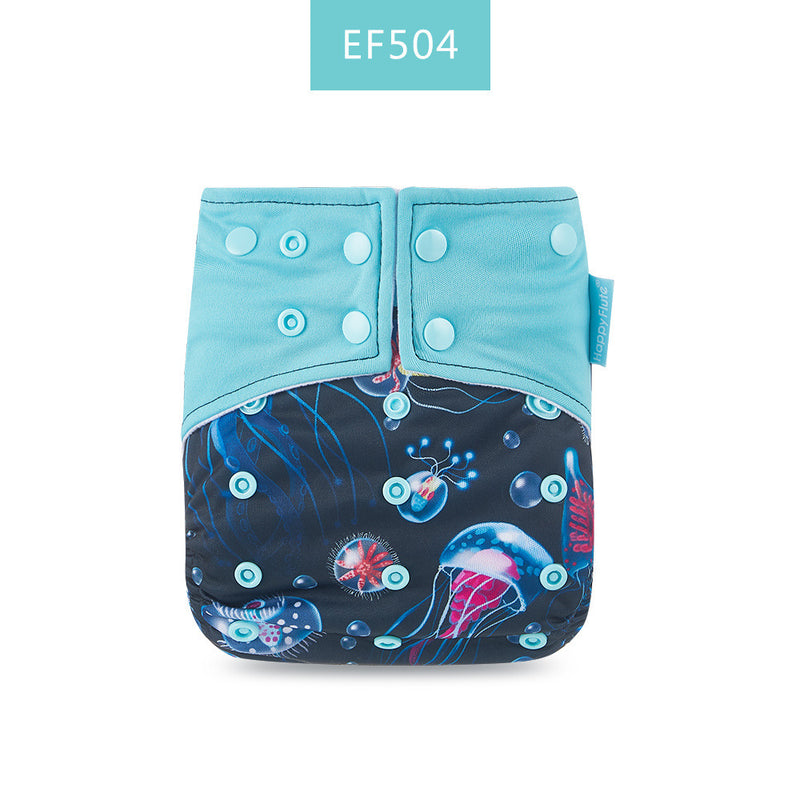 Happyflute Baby Cloth Diaper Waterproof Side Leakage Prevention Washable Diaper Pants Cloth Diaper Cloth Diaper Cover - Clear Vision™️Glasses