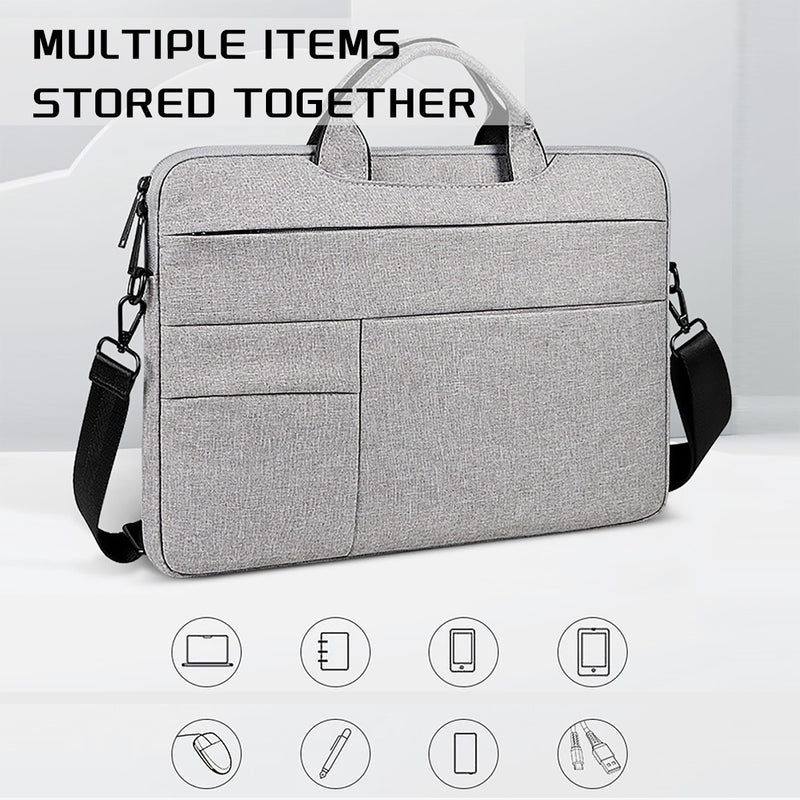13-15.6 Inch Laptop Bag, Laptop Carrying Case Shoulder Strap Carrying Briefcase, Business Leisure Or School Laptop Bag - Clear Vision™️Glasses