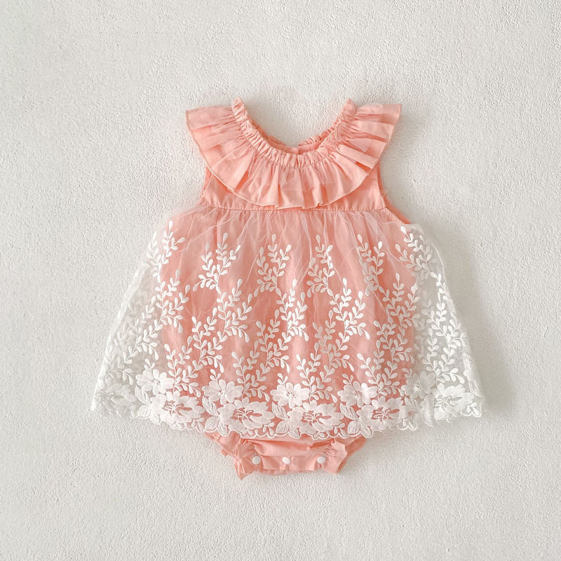 Baby Bodysuit Embroidered Soft Veil Jumpsuit - Clear Vision™️Glasses