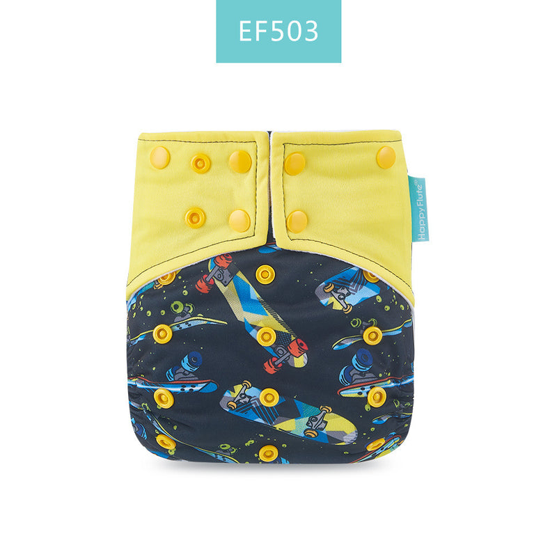 Happyflute Baby Cloth Diaper Waterproof Side Leakage Prevention Washable Diaper Pants Cloth Diaper Cloth Diaper Cover - Clear Vision™️Glasses