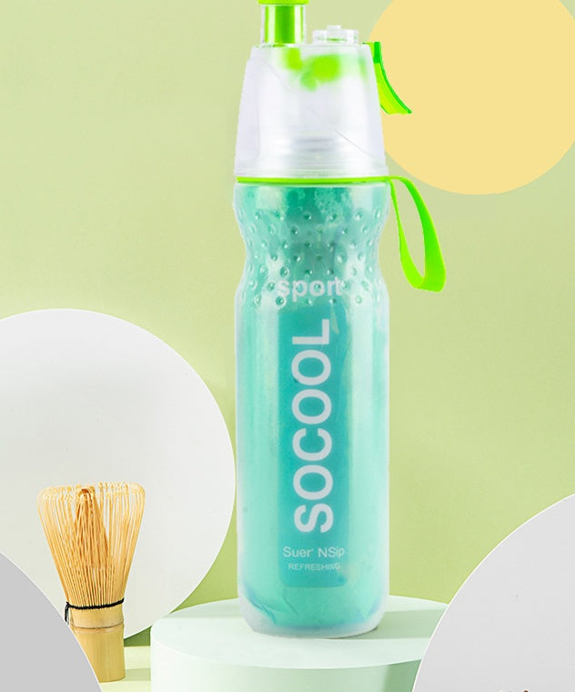 500ml Outdoor Cycling Running Water Drinking Bottle Misting Spray Healthy Sports Bottles - Clear Vision™️Glasses