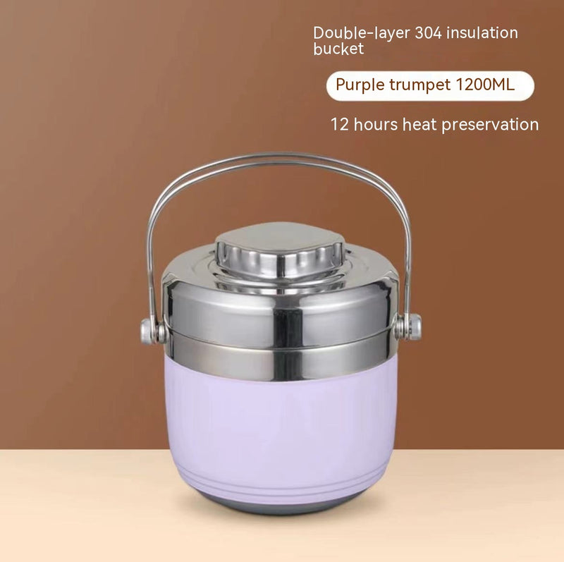 Insulated Lunch Box Portable Insulated Barrel - Clear Vision™️Glasses