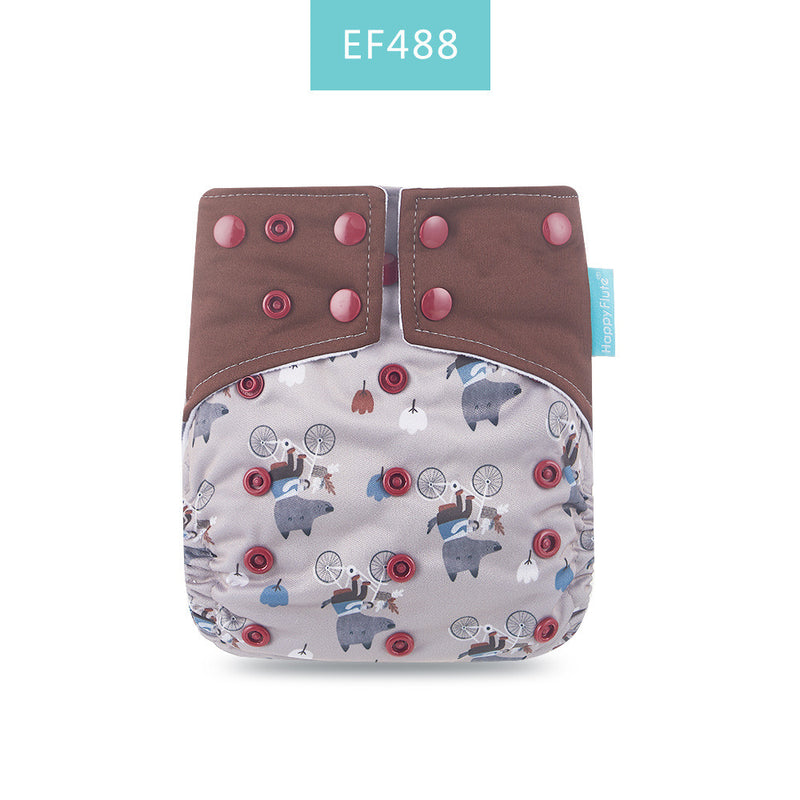 Happyflute Baby Cloth Diaper Waterproof Side Leakage Prevention Washable Diaper Pants Cloth Diaper Cloth Diaper Cover - Clear Vision™️Glasses
