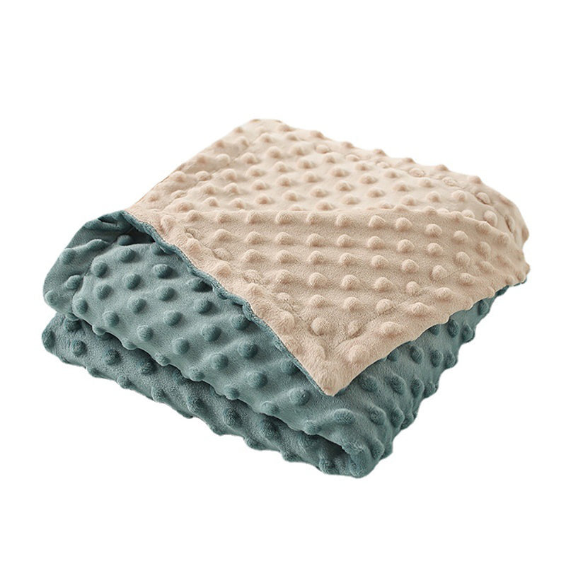 Baby Blanket For Girls Super Soft Double Layer With Dotted Backing Soft Baby Blanket With Dotted Backing Newborn Nursery Swaddling Blankets Infants Boys Girls Receiving Blanket For Toddler - Clear Vision™️Glasses