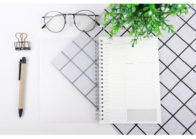 Daily Planner Schedule Work Efficiency Stationery Book - Clear Vision™️Glasses