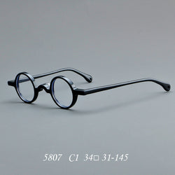 Acetate Frames Retro Round Glasses - Clear Vision™️Glasses