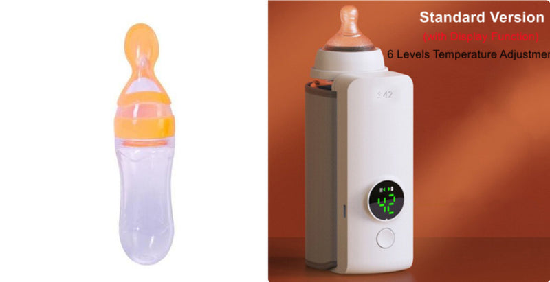 Portable Wireless Rechargeable Baby Bottle Warmer USB Charging And Heating Bag Portable Constant Temperature Milk Warmer Universal Bottle Insulation Sleeve - Clear Vision™️Glasses