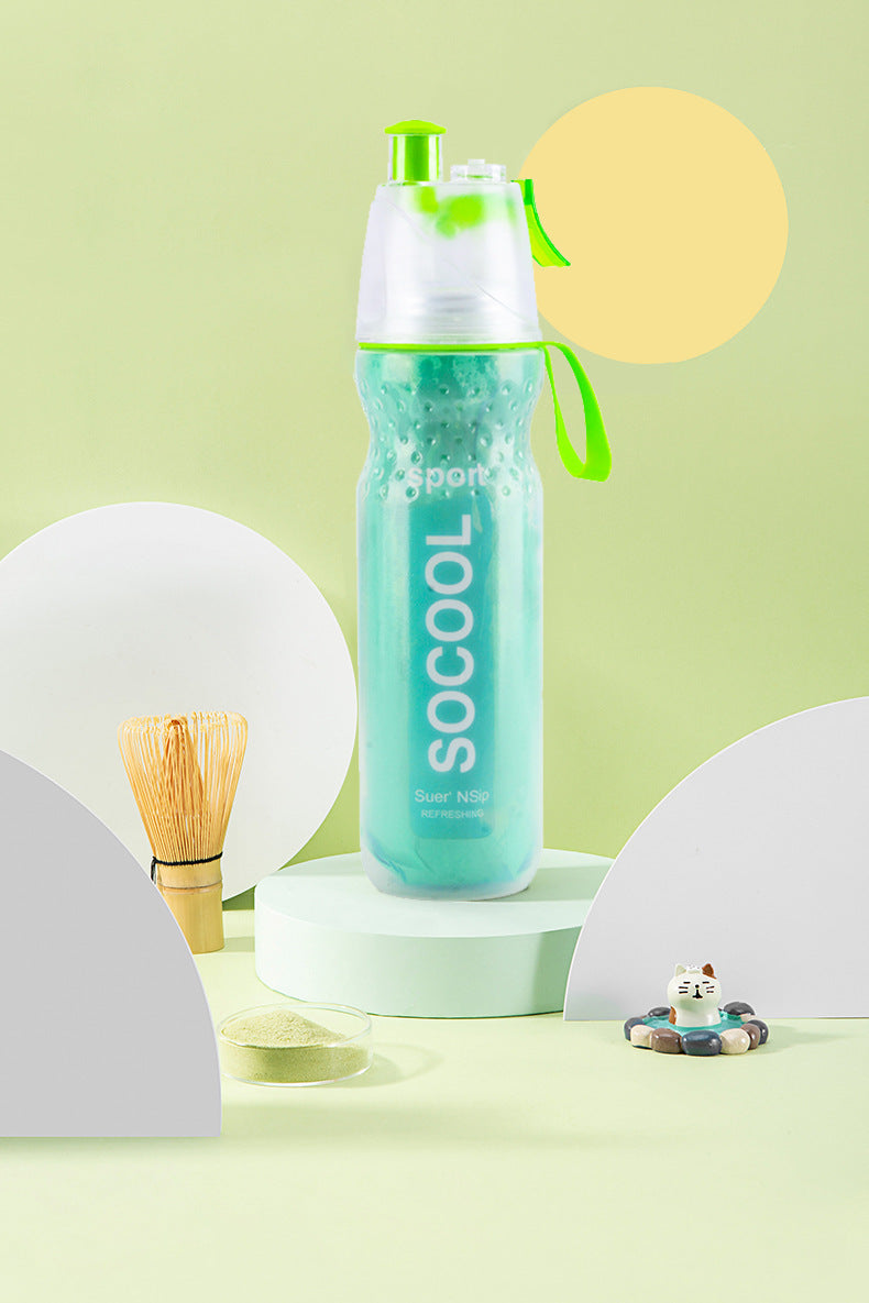 500ml Outdoor Cycling Running Water Drinking Bottle Misting Spray Healthy Sports Bottles - Clear Vision™️Glasses