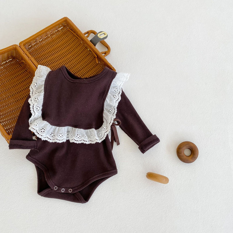 Autumn Solid Triangle Baby Solid Bodysuit - Clear Vision™️Glasses