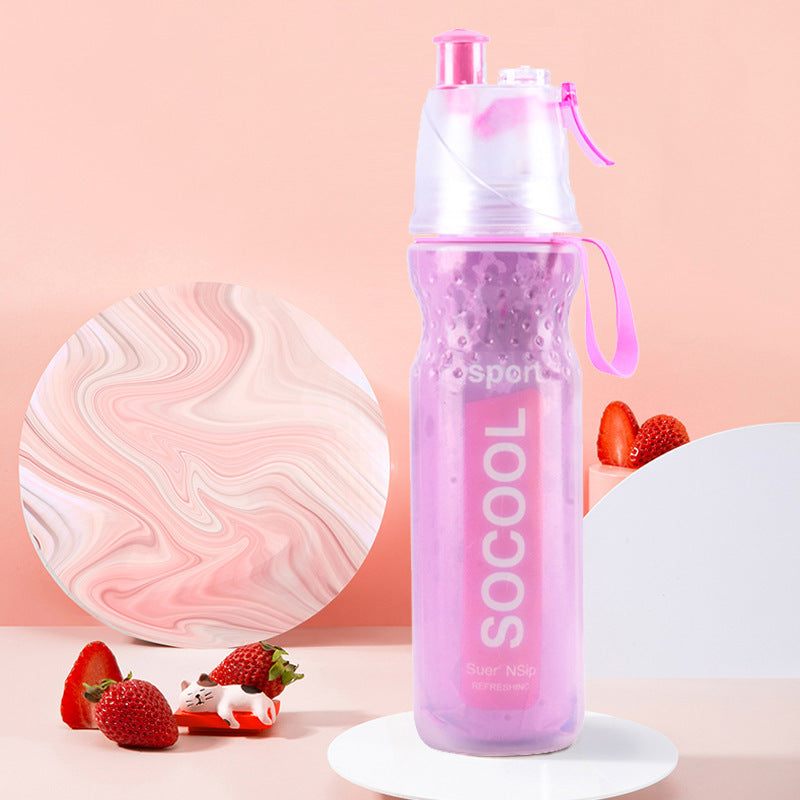 500ml Outdoor Cycling Running Water Drinking Bottle Misting Spray Healthy Sports Bottles - Clear Vision™️Glasses